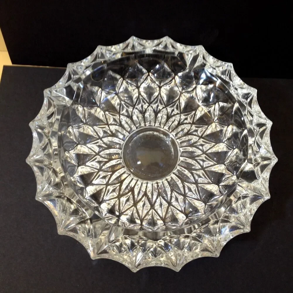 Vintage Clear Crystal Cut Glass 7
